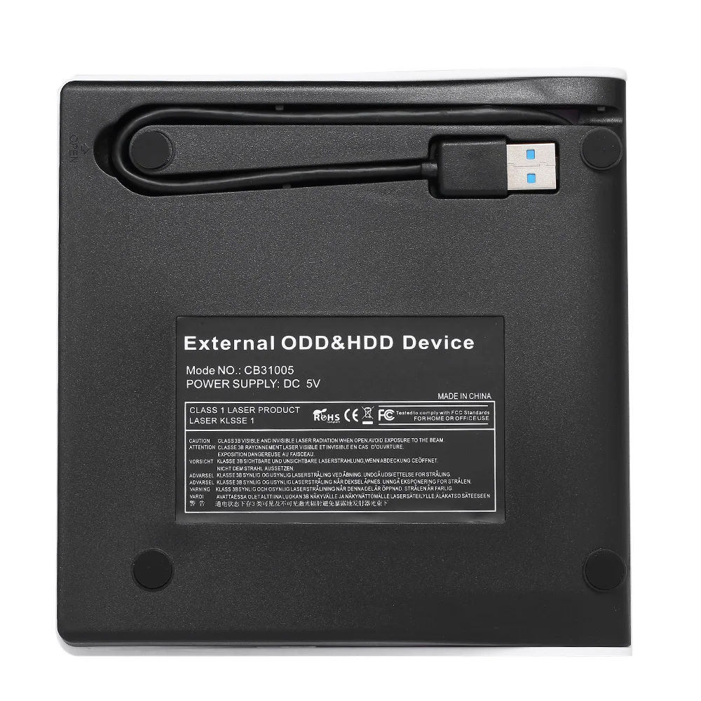 Ультратонкий портативный USB 3 0 DVD RW Внешний привод проигрыватель для Linux Windows ОС ROM