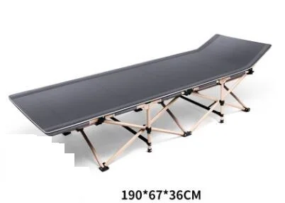 Портативный Сад Офис складная кровать Nap диван кресло-кровать стул 190X67 см - Цвет: GRAY