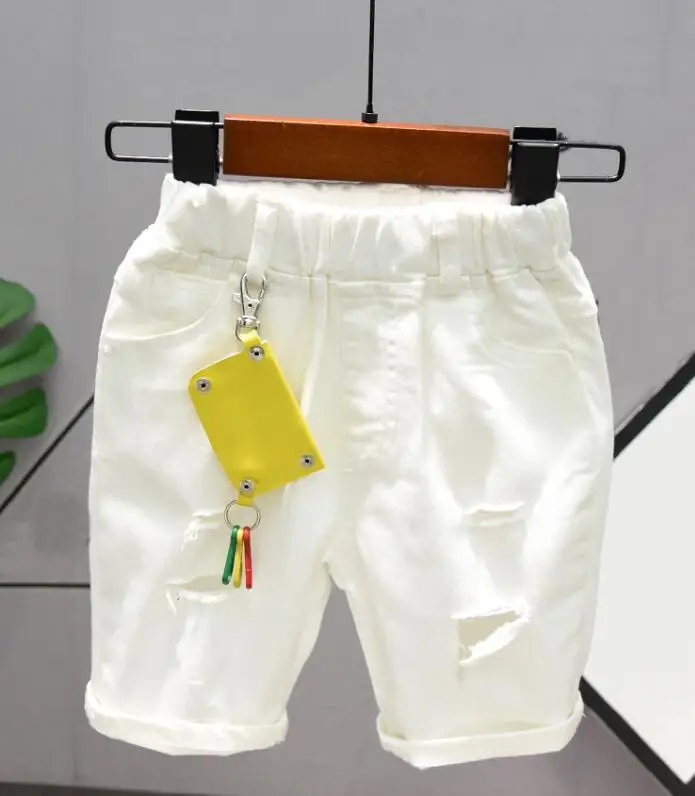 shorts Комплекты одежды для маленьких мальчиков, летний спортивный костюм для малышей комплект одежды для детей, детская одежда, футболка+ шорты комплект из 2 предметов для детей возрастом от 2 до 6 лет - Цвет: shorts