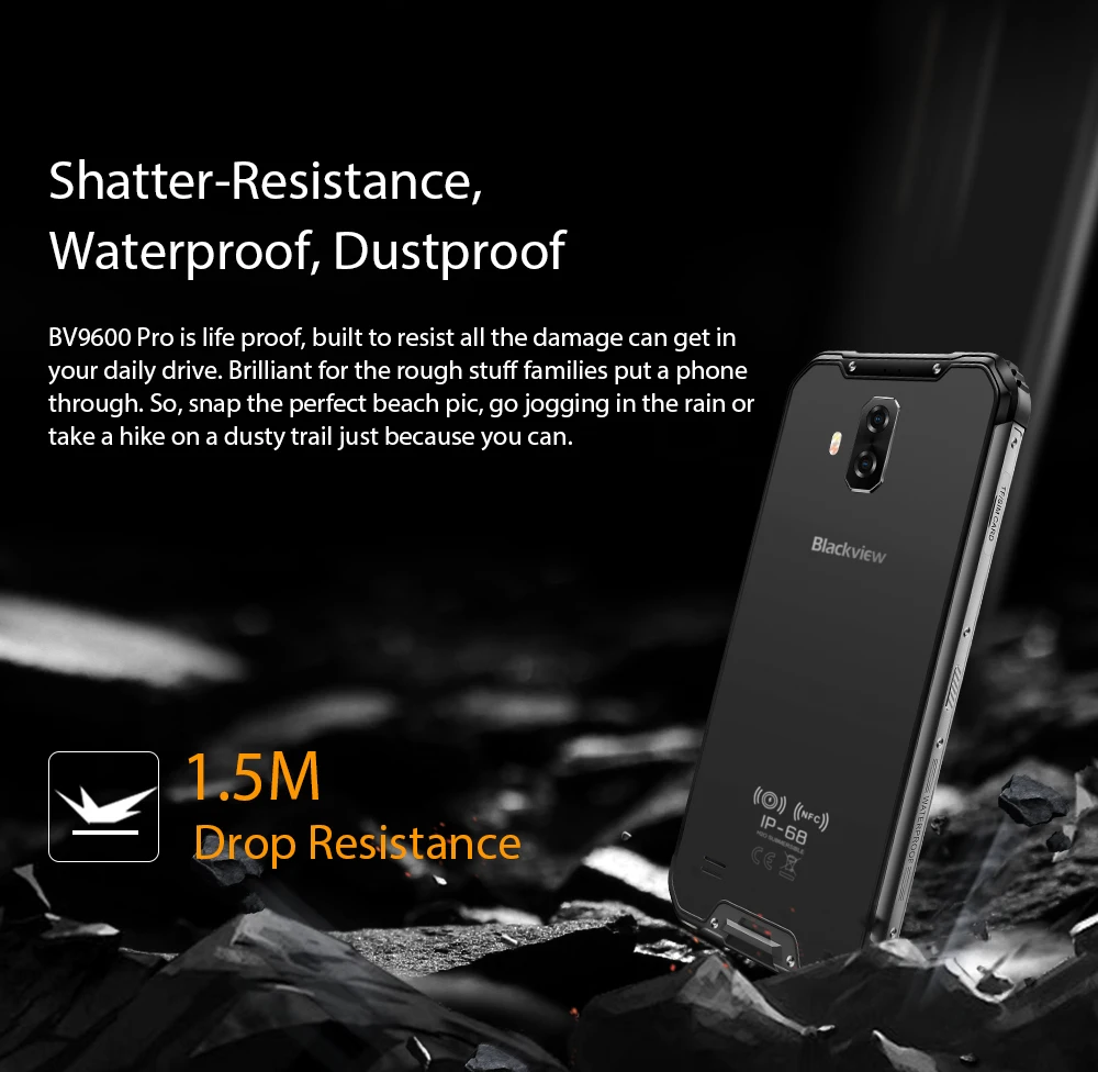 Смартфон Blackview BV9600 Pro прочный водонепроницаемый Helio P70 глобальная версия 4G экран 6