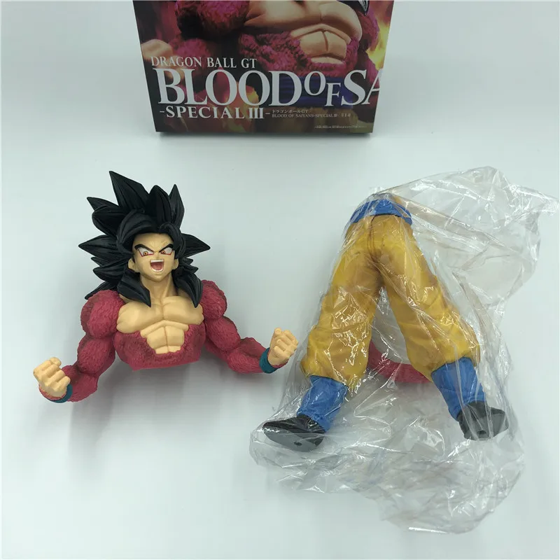 Dragon Ball Z Goku GT кровь Саян вырывается Супер Саян 4 красный боевой вер. ПВХ фигурка DBZ коллекция 20 см