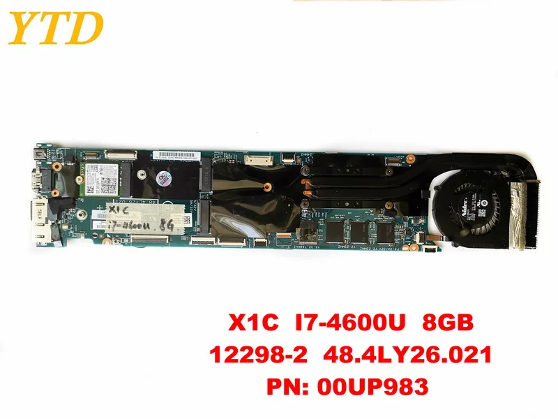 Оригинальный Для Lenovo X1C Материнская плата ноутбука I7-4600U 8 Гб 12298-2 48.4LY26.021 PN