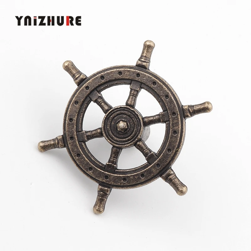 54 мм 1 шт. антикварная Творческий дверная ручка с одним отверстием капитан