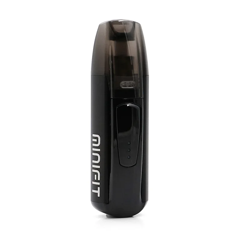 Justfog minifit стартовый набор 370 мАч vape мини стартовый набор и новейший Minifit керамический Pod 1,5 мл емкость Pod электронная сигарета vape комплект - Цвет: black
