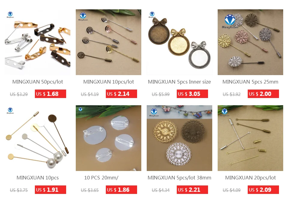 50Sets/lot Gold Rhodium Copper Nail Tie Tack Lapel Pin Back Clutch Scatter Butterfly Clasp Squeeze Badge Holder DIY Jewelry