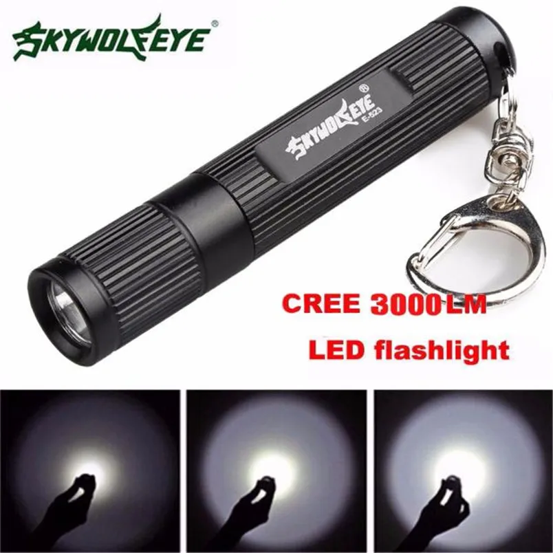 2017 мини 3000LM масштабируемый CREE Q5 светодиодный фонарик 3 режима супер яркий свет