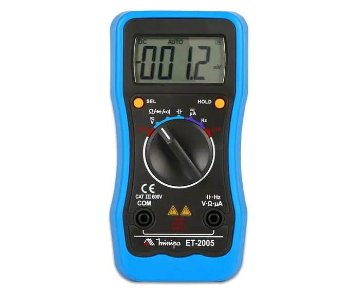 Мини Мультифункциональный цифровой мультиметр Minipa ET 2005 измерительная емкость