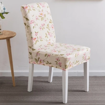50pcs/lot Printing Chair Cover elastic seat chair covers painting slipcovers Restaurant banquet hotel home decoration | Дом и сад