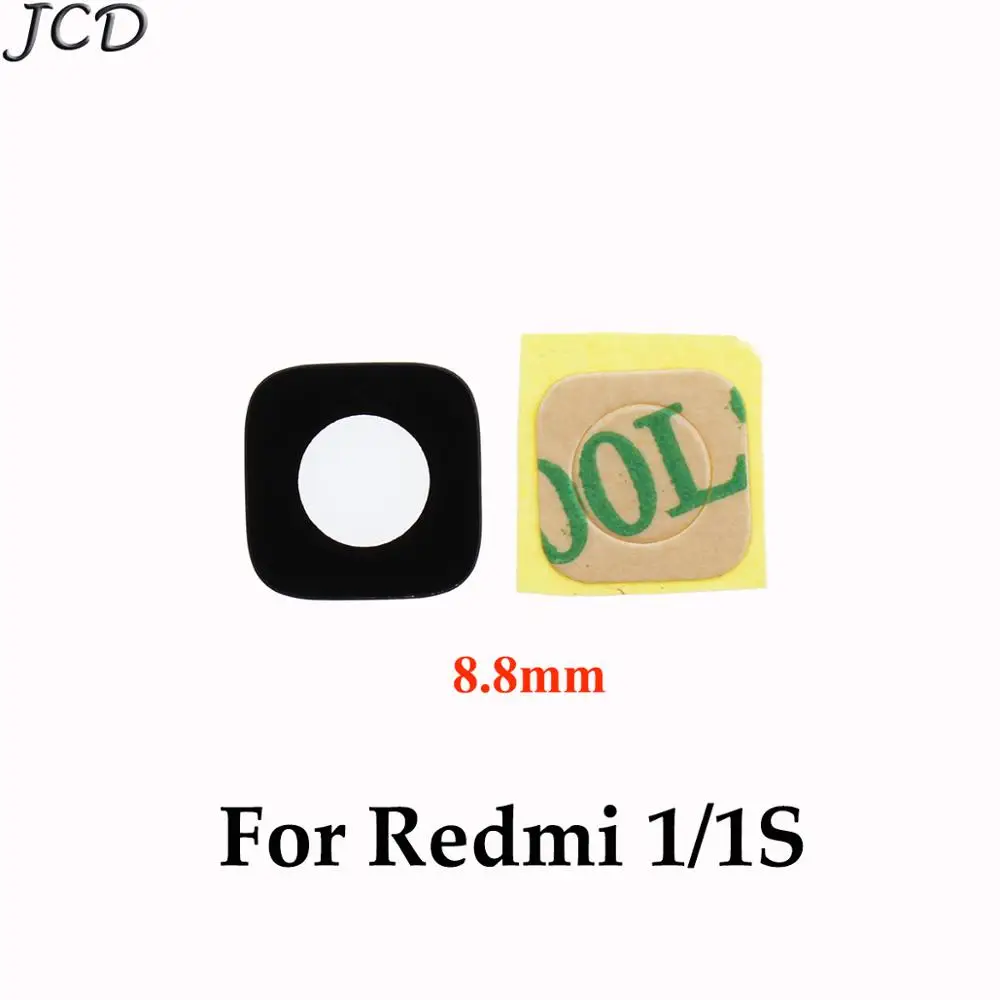 JCD камера стекло для Xiaomi Redmi Note 2 3 4 5 4x 5A Redmi 3 4 4A 6 Pro 5Plus задний тыловой объектив камеры стекло+ наклейка запчасти