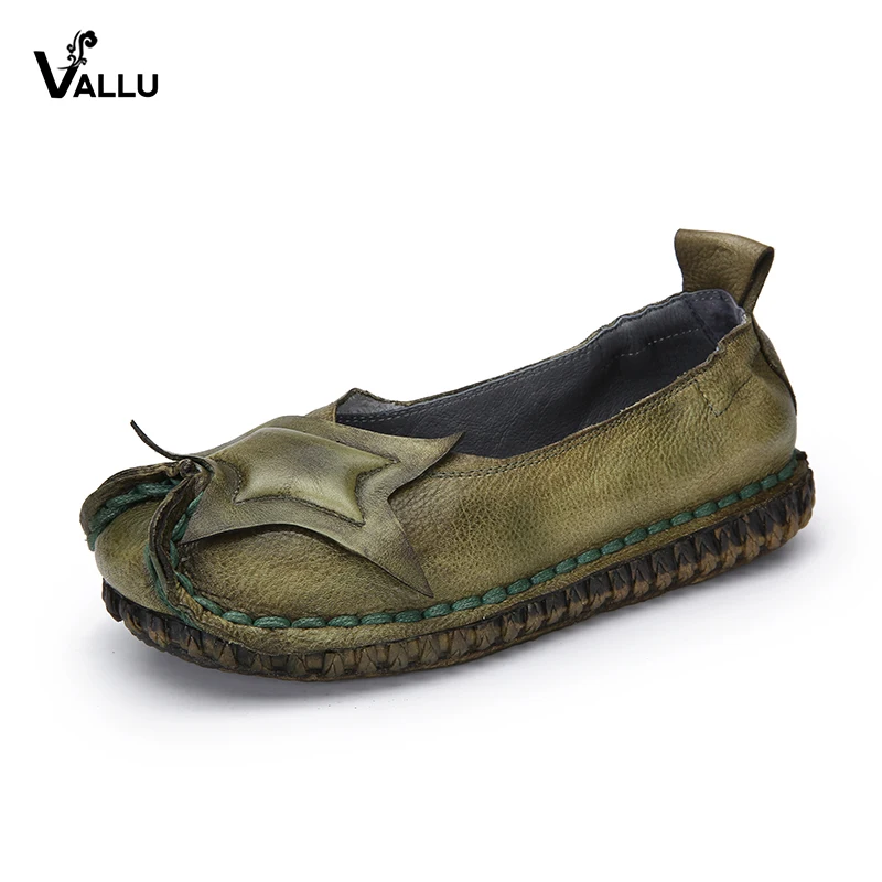 VALLU/2018 г. Новое поступление женская обувь на плоской подошве женские лоферы из