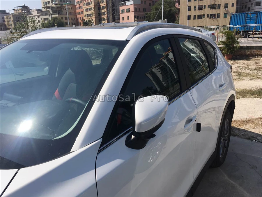 Для Mazda CX 5 2017 2018 из алюминиевого сплава серебряная верхняя кровельная рейка