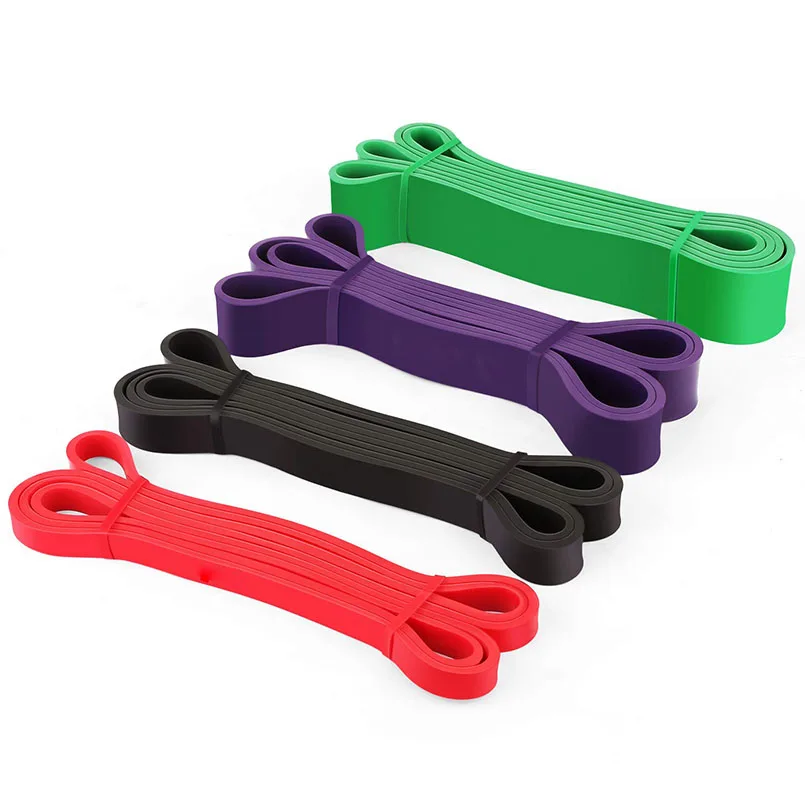 Rubber Resistance Bands 208cm Athletic Elastic Bands Loop Expander Fitness Power Training Workout CrossfitStrengthen Muscles