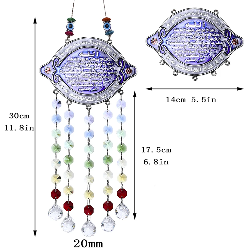 H & D Chakra Suncatcher орнамент с индеей злой амулет в виде глаза удача Подвеска для дома