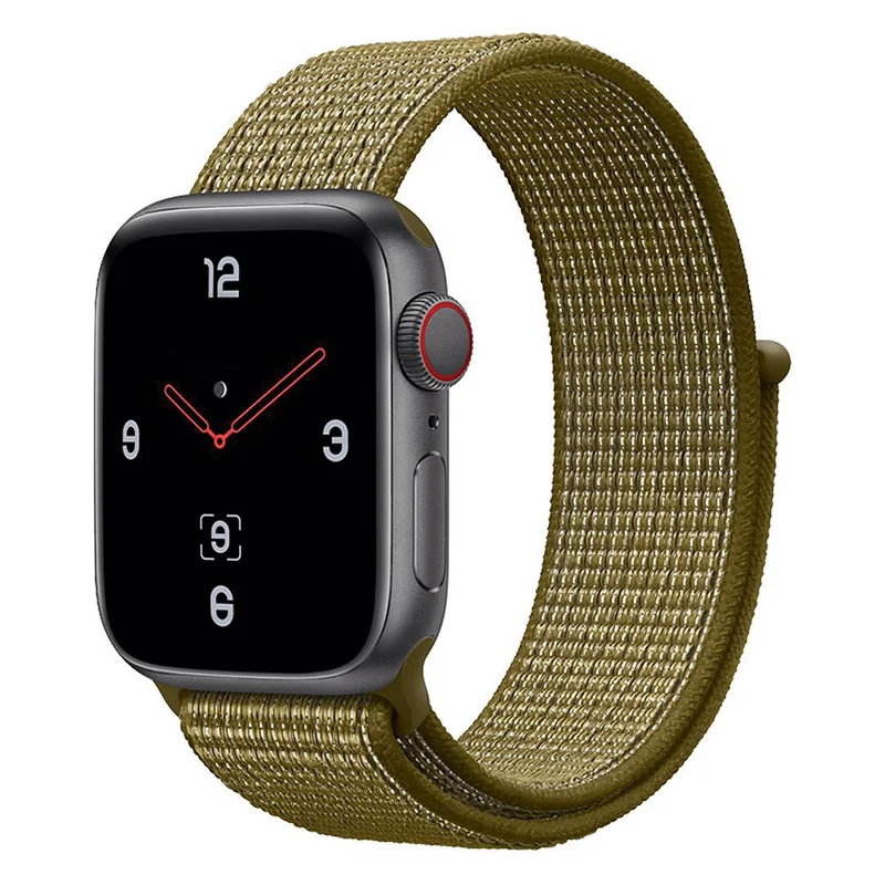 Ремешок для наручных часов Apple Watch серии 3/2/1 38 мм 42 мягкий нейлон дышащий сменный