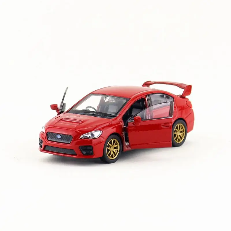 YJ 1/36 Scale, игрушки для автомобиля, Япония, SUBARU Impreza STI, литая металлическая модель автомобиля, игрушка для подарка/детей/коллекции