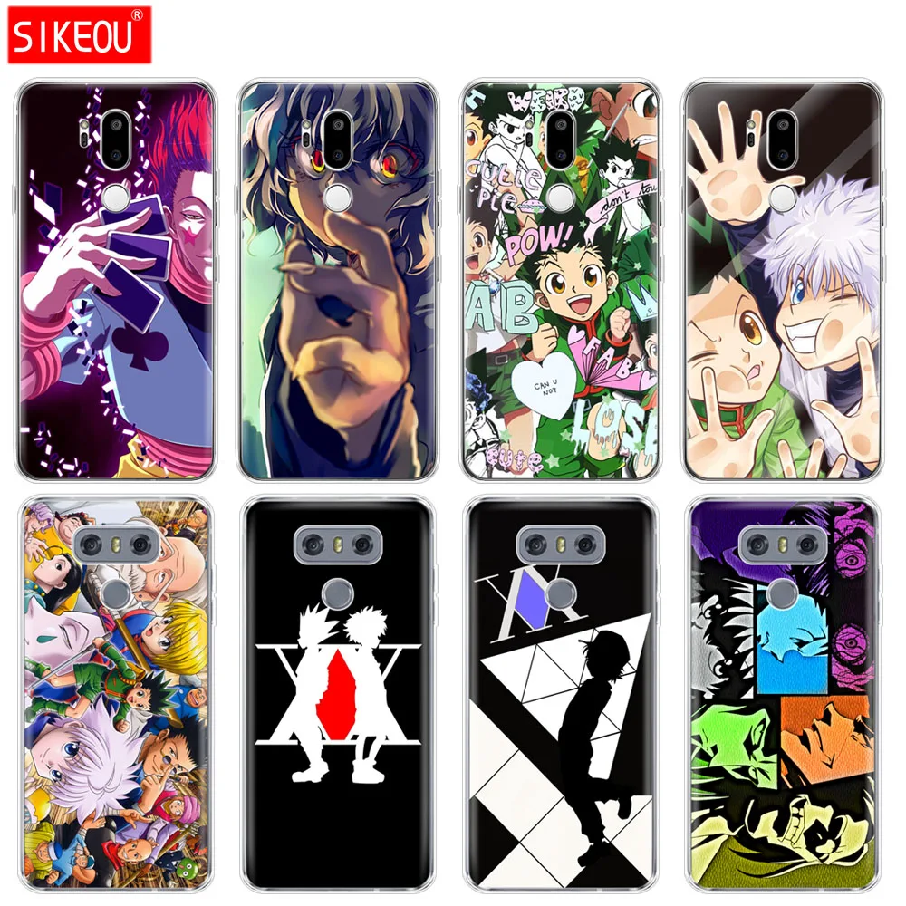 Силиконовый чехол для телефона LG G7 Q8 Q6 G6 MINI G5 V30 V7 V9 k10 k8 X POWER 2 Hunter Anime|Бамперы| |