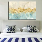 Настенная картина на холсте 70x100 см, современная абстрактная Золотая монета, морская фотография, печать на холсте для гостиной, домашний декор без рамки