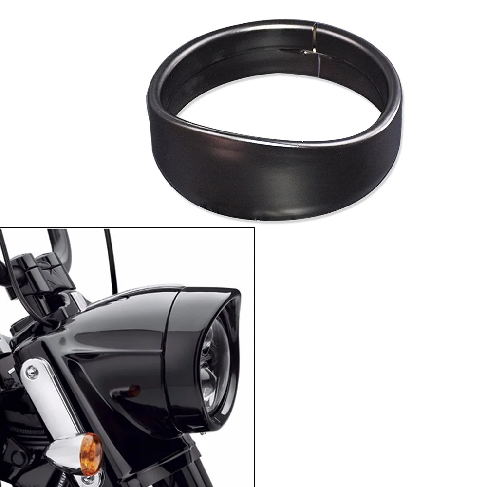 5 75 &quot5 3/4 дюйма козырек стиль налобный фонарь отделка кольцо для Sportster 883 XL883 1200
