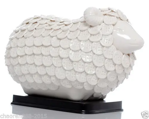 

China Rare Old Handwork White Porcelain Carve Good Lucky Sheep Rare Noble Statue home decoration crafts