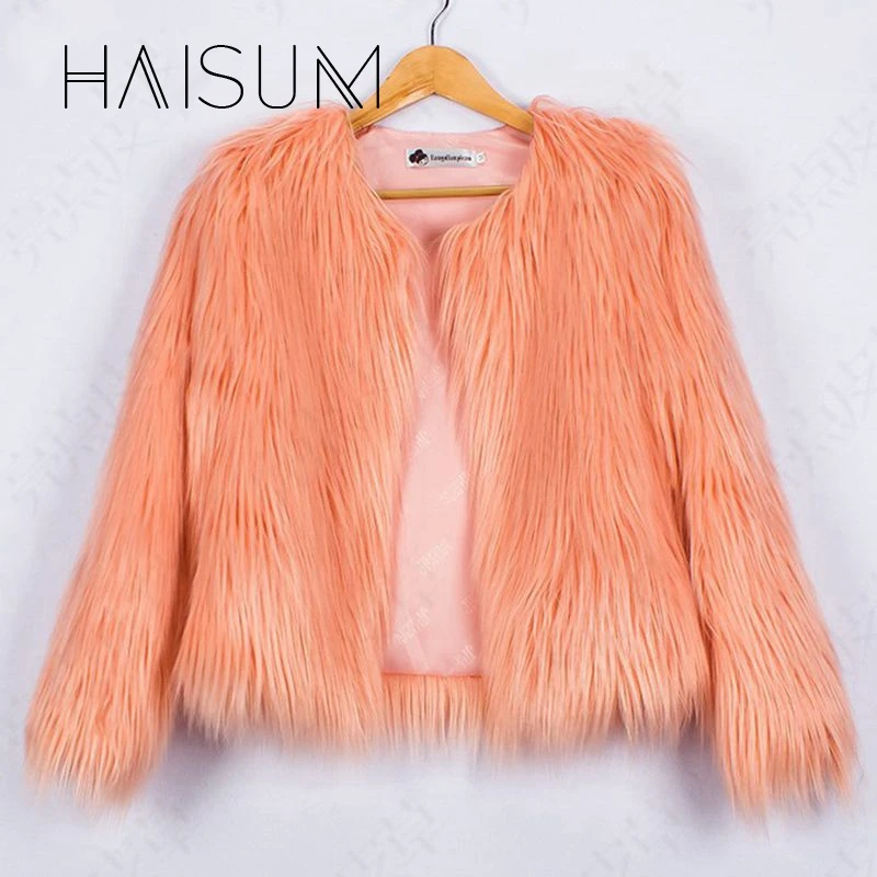 Женское меховое пальто зимнее теплое 8 видов цветов имитация лисьего меха