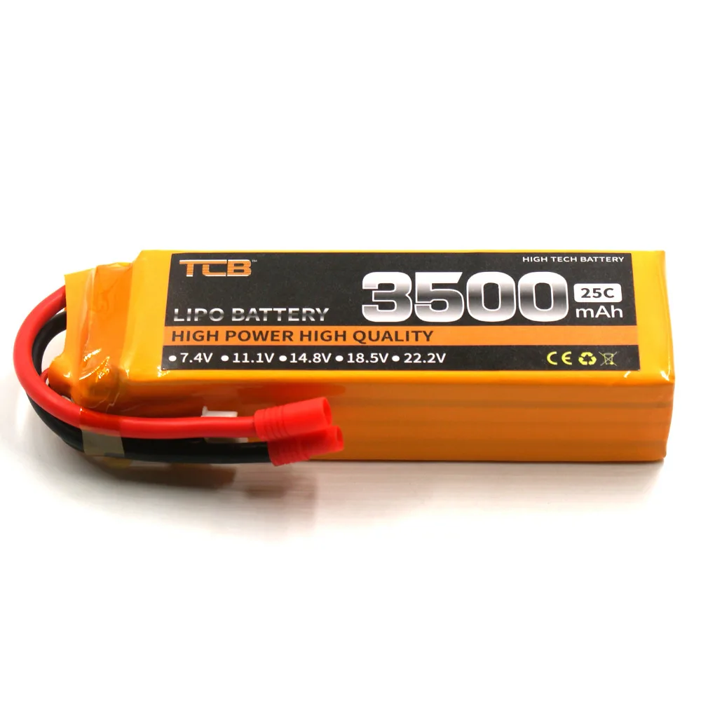 Аккумулятор TCB lipo 14 8 v 3500mAh 25C 4s RC самолет cell AKKU вертолет Дрон Бесплатная
