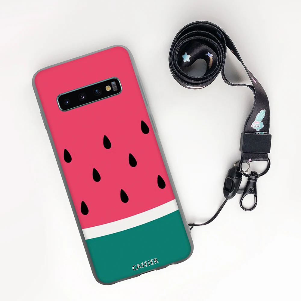 CASEIER арбуз для телефона с изображением героев мультфильмов Samsung Galaxy A7 A6 A5 A8 A9 2020