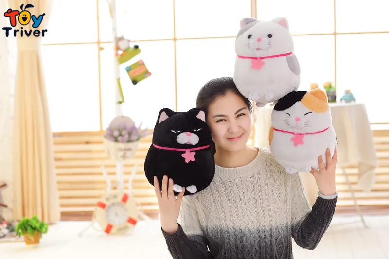 1 шт. Kawaii Lucky Cats Japan Fortune Cat плюшевая игрушка мягкая кукла для маленьких девочек и