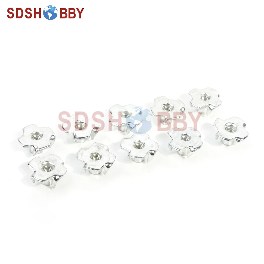 10 шт. * M4 слепые гайки/тройные гайки/т гайки для радиоуправляемого самолета|nut nut|nuts