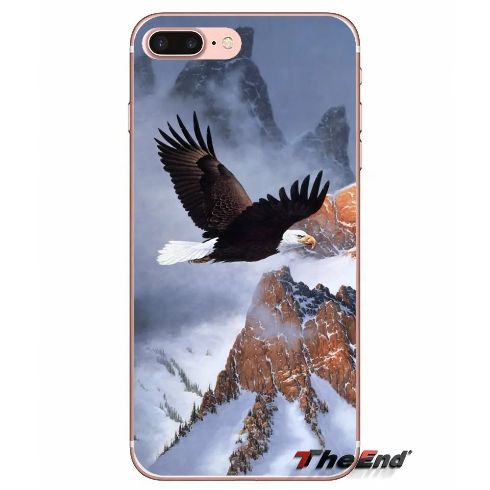 Удивительный Американский Raptor Орел мягкий чехол для Huawei G7 G8 P7 P8 P9 Lite Honor 4C 5X 5C 6X