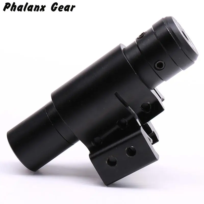 Компактный мини Регулируемый Видимый тактический Красный точечный лазерный