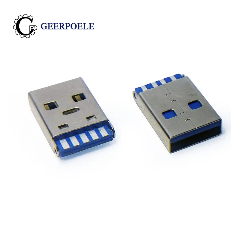 10 шт./лот USB3.0 AM 9Pin 30 в 2A USB разъемы Jack Tail Plug Sockect электрические клеммы|Соединители| |