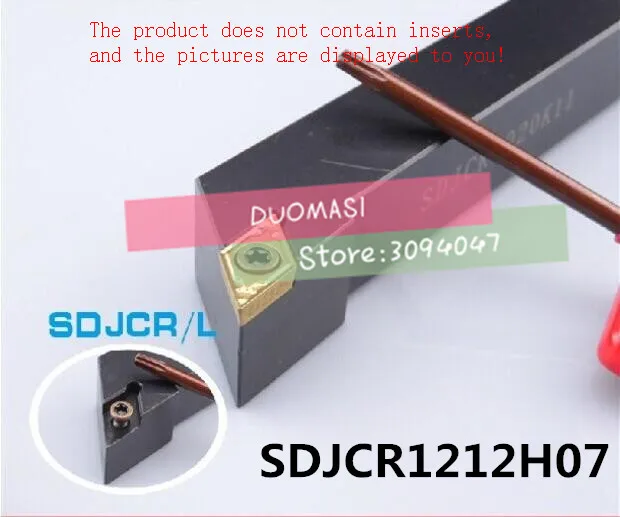 SDJCR1212H07 12*12 мм токарный станок для резки металла с ЧПУ токарные инструменты