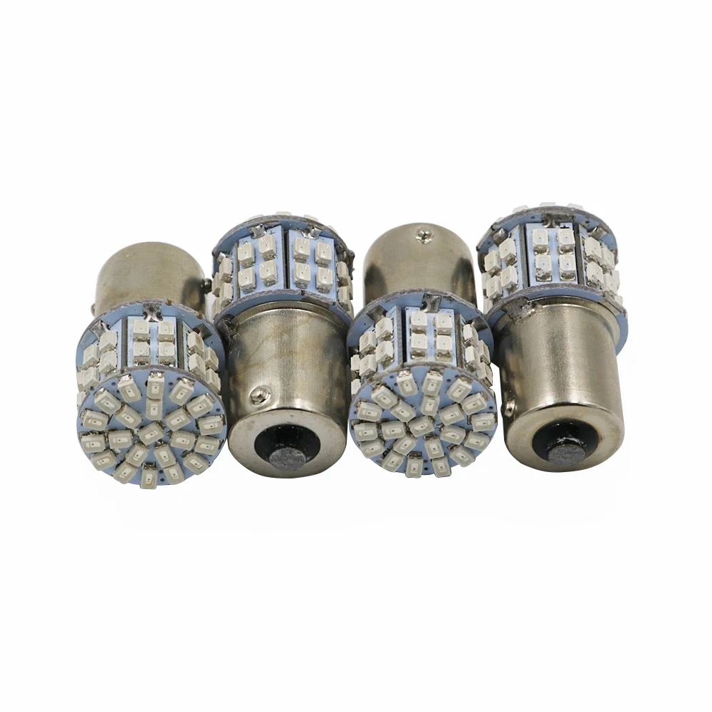 YSY 100x24V белый 1206 50 SMD Светодиодные лампы S25 1156 BA15S P21W резервный задний фонарь для