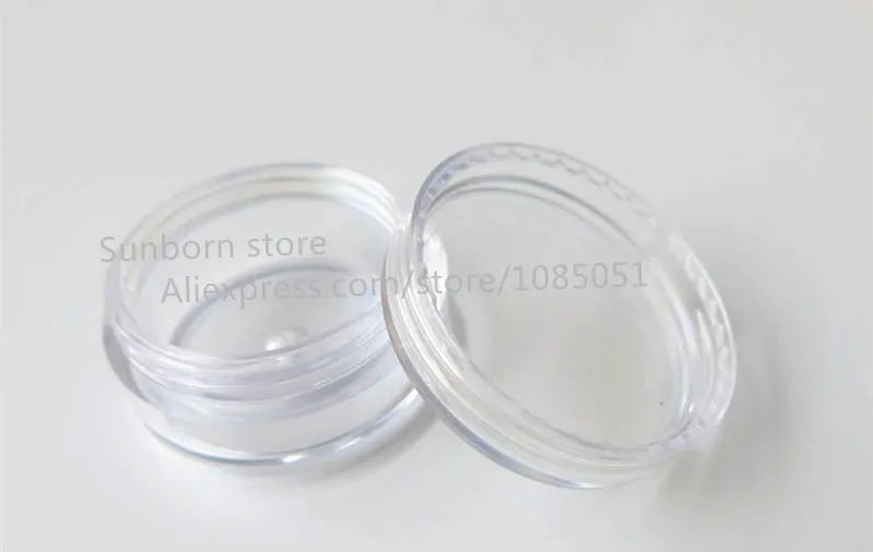 Promotion 20 x 3G Plastic Jars 3 g cream jars 3ml sample cosmetic bottles | Красота и здоровье