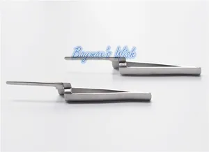 2Pcs Dental Lab Porcelain Firing Trays Clips TongsPincersPliers