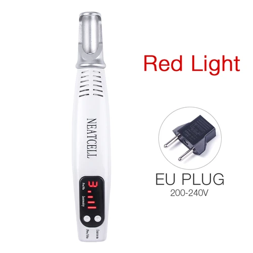 Red EU PLUG Picosecond лазерный светильник-ручка, терапия, тату шрам, удаление крот, веснушек, удаление темных пятен, устройство для ухода за кожей, устройство для красоты, Neatcell - Цвет: Red EU PLUG