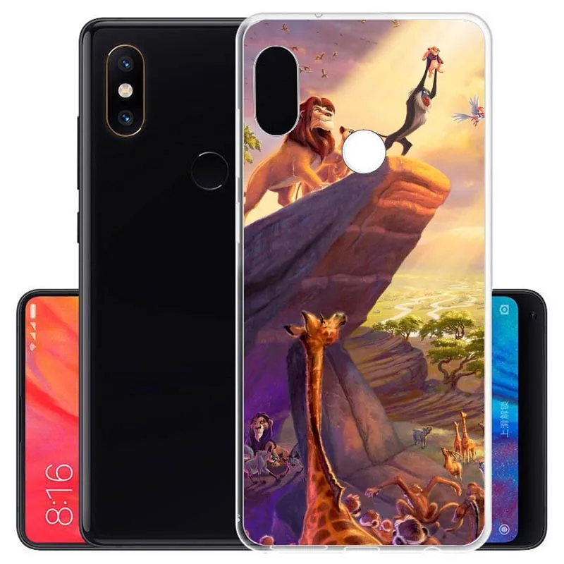 Лучший чехол The Lion King роскошный мягкий прозрачный из ТПУ для телефона Xiaomi Mi 9T Redmi