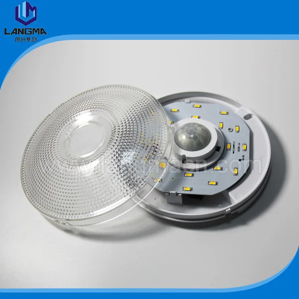 Лучшие продажи 10 М датчик PIR AC100-240V 7 Вт Потолочный Mount led pir Света Лампы Светильники