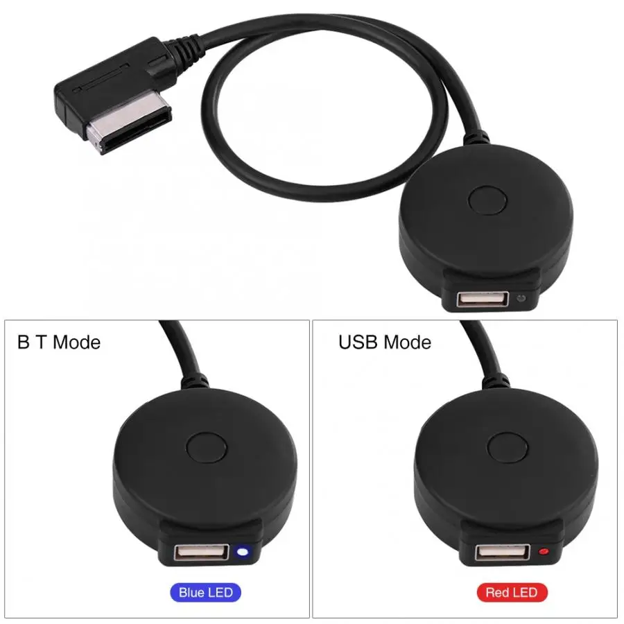 Автомобильный адаптер AMI MDI с Bluetooth аудио AUX женский USB кабель для AUDI A1 A3 Tiguan Golf 6 GTI CC