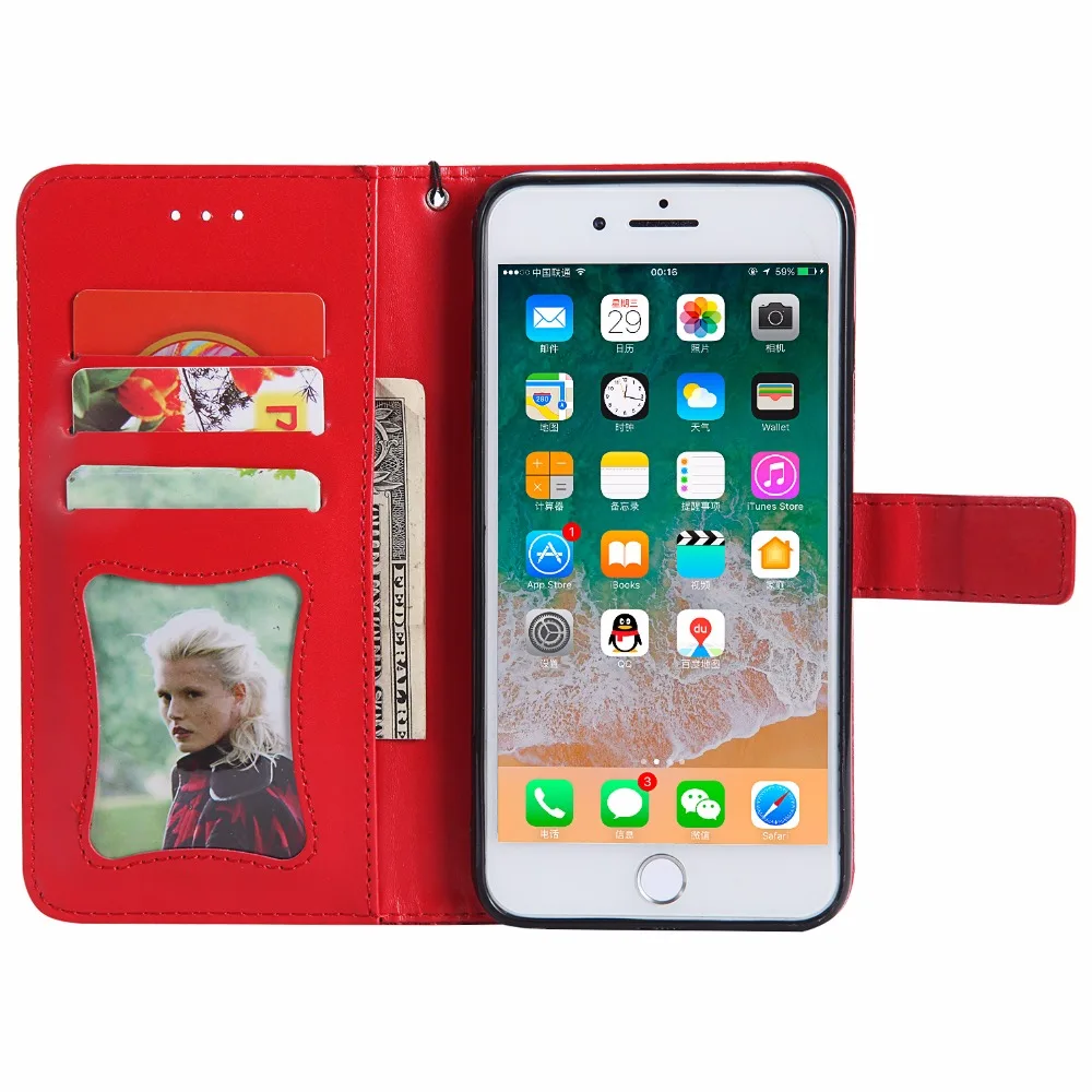 3D тисненые лозы для Apple iPhone 7 Plus чехол телефона iPhone7 из искусственной кожи
