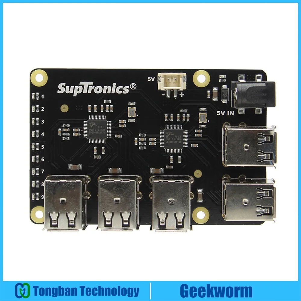 Raspberry Pi X150 9 портовый MTT высокоскоростной usb концентратор автономный/автобусный