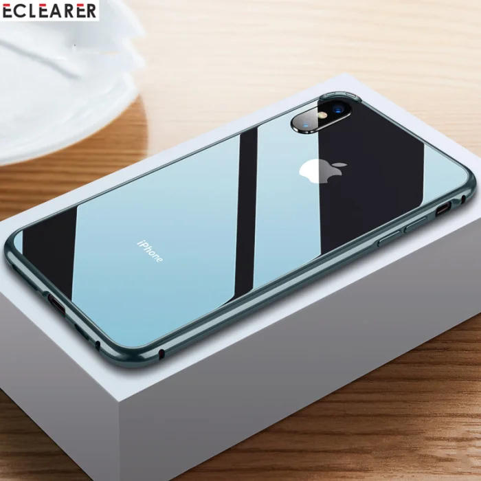 Dark Green Для iPhone XS MAX бампер рамка роскошный покрытый Алюминиевый металлический чехол-бампер для телефона для Apple iPhone X XS MAX XR противоударный жесткий чехол - Color: Dark Green