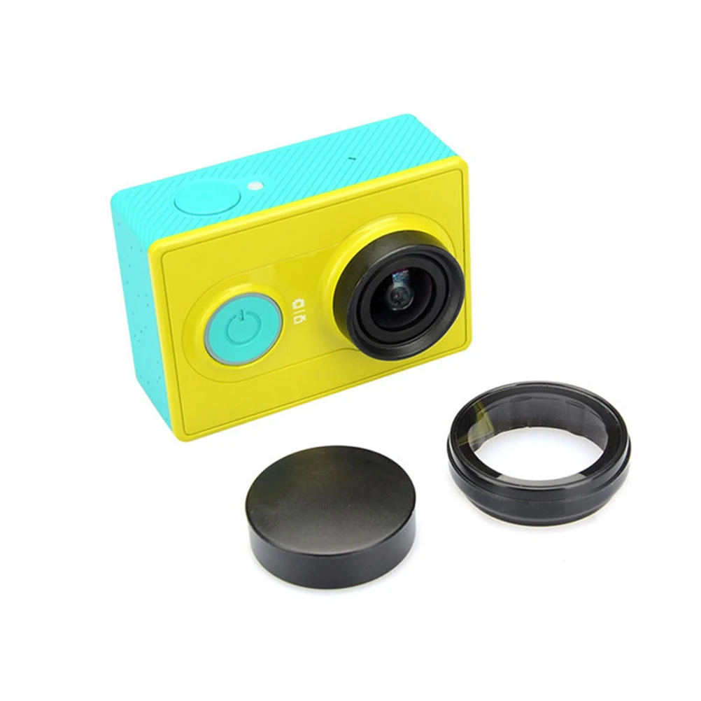 UV Filter Lens Protector Camera Cap Cover For Xiao mi yi xiaoyi Action Sport Accessories | Электроника