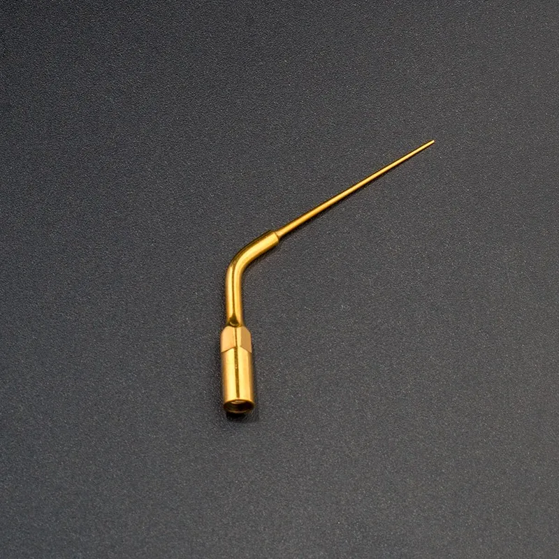 

2Pc CE Proved Dental Ultrasonic Scaler Endodontics Gold plated Tip E4T Fit Woodpecker EMS