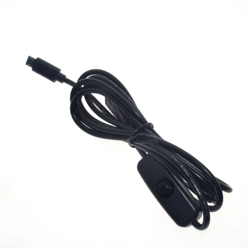 Raspberry Pi USB к Micro с переключателем ВКЛ./ВЫКЛ. кабель питания для Android 2/B + Banana PI простой