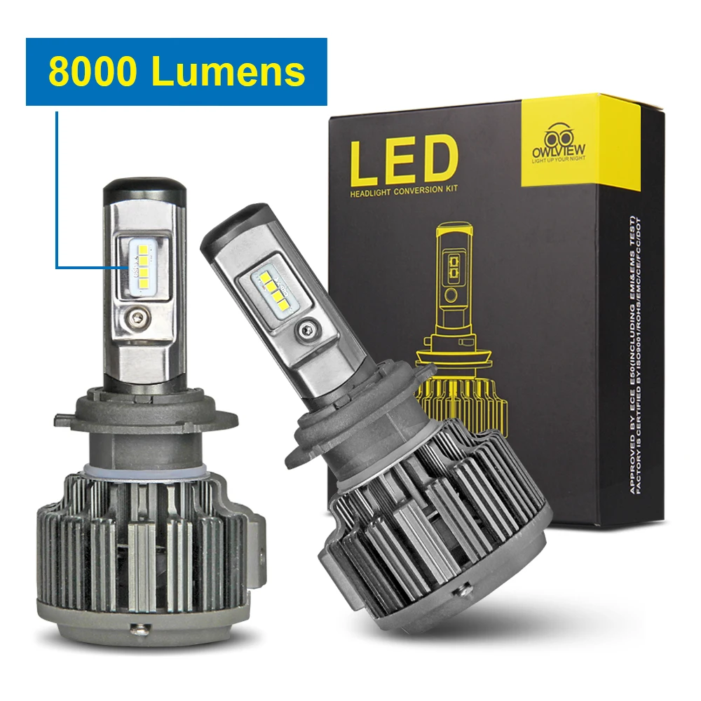 Огни автомобиля головного света автомобилей светодио дный фар H4 фары H7 лампа H1 9003