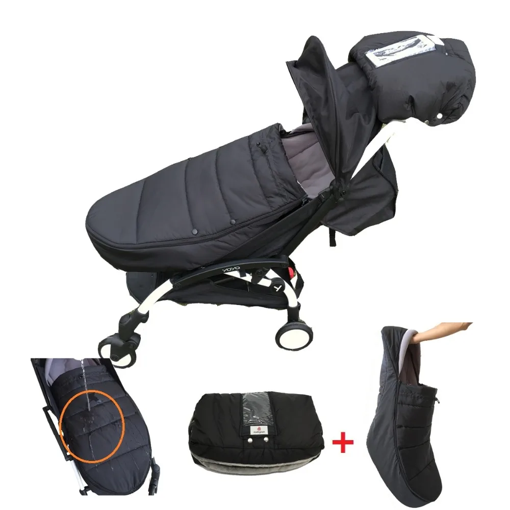 Baby Stroller Accessories Sleeping Bag Winter Glove Warm Envelope Sleepsack Leg Cover For Babyzen YOYO YOYA