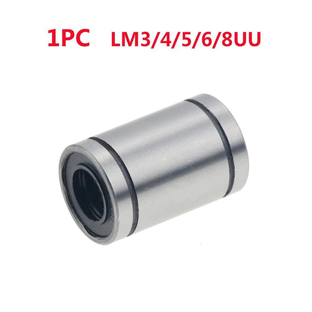 Линейный подшипник LM3UU LM4UU LM5UU LM6UU LM8UU линейный втулка 8 мм линейные подшипники с