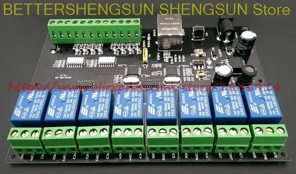8 способ сети реле Ethernet/IP реле TCP/8 MODBUS в 8 из количества переключателя задержки PLC