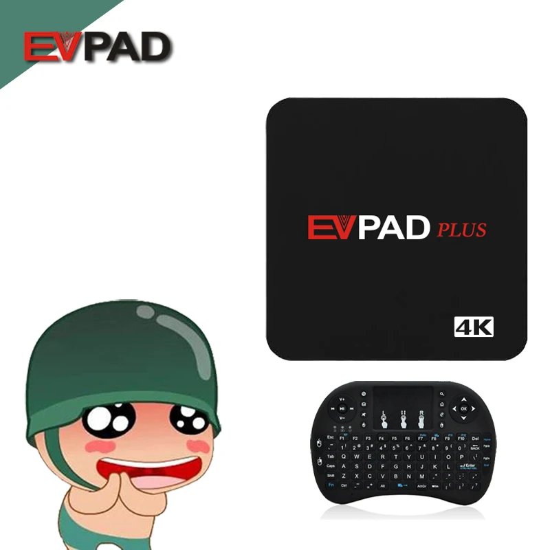 EVPAD плюс 2 г 32 г Android 6,1 ТВ Box Smart ТВ комплект-топ ТВ коробка Bluetooth4.0 4 К китайский Гонконг Малайзии Тайвань США